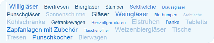 Eine kleine Auswahl unseres Verleihsortiments | Sprechen Sie uns für Details an Eine kleine Auswahl unseres Verleihsortiments | Sprechen Sie uns für Details an